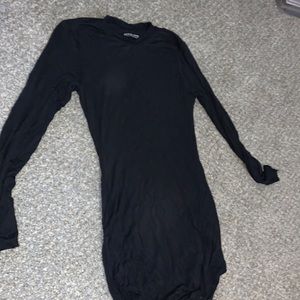 Fashionnova Black Skater Dress